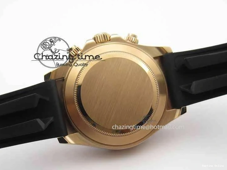 0417 RelaxedFit Daytona 116515 Noob 1:1 Best Edition Rose Gold Dial On Black Rubber Strap A7750(Free Extra Strap) 3740